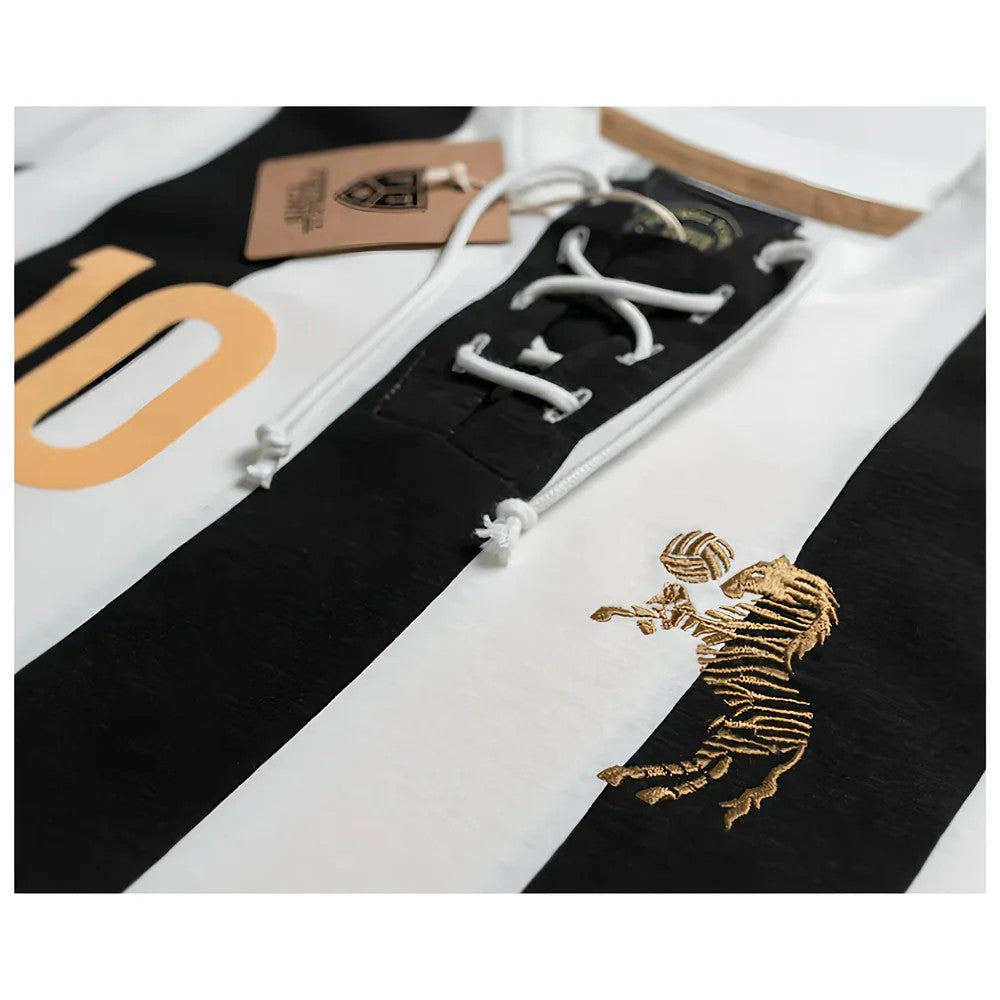 Turin Del Piero Retro Shirt with Laces La Zebra_1