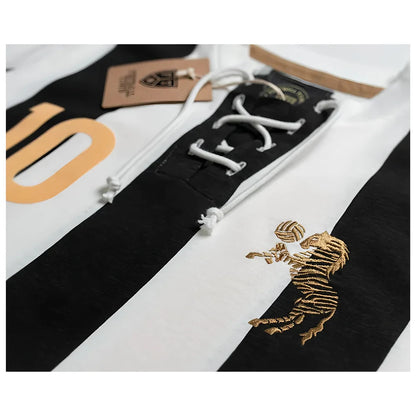 Turin Del Piero Retro Shirt with Laces La Zebra_1
