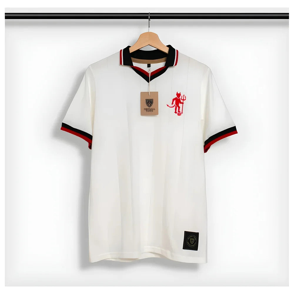 Manchester Devils Classic White Retro Shirt_0