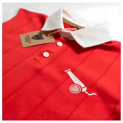The Cannon Retro Polo Shirt (Red)_1