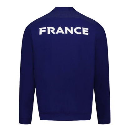 2023-2024 France Rugby Zipped Sweatshirt (Blue)_1