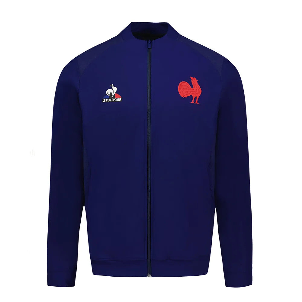 2023-2024 France Rugby Zipped Sweatshirt (Blue)_1