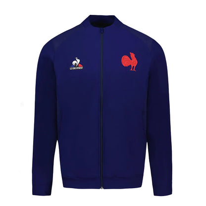 2023-2024 France Rugby Zipped Sweatshirt (Blue)_1