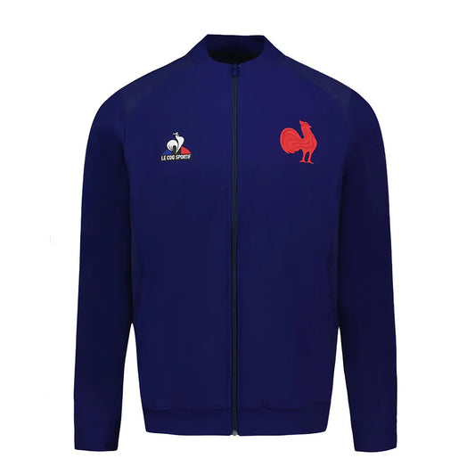 2023-2024 France Rugby Zipped Sweatshirt (Blue)_1