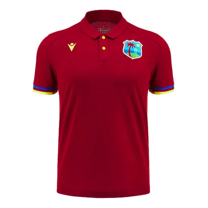2023-2024 West Indies Cricket Travel Polo (Maroon)_1