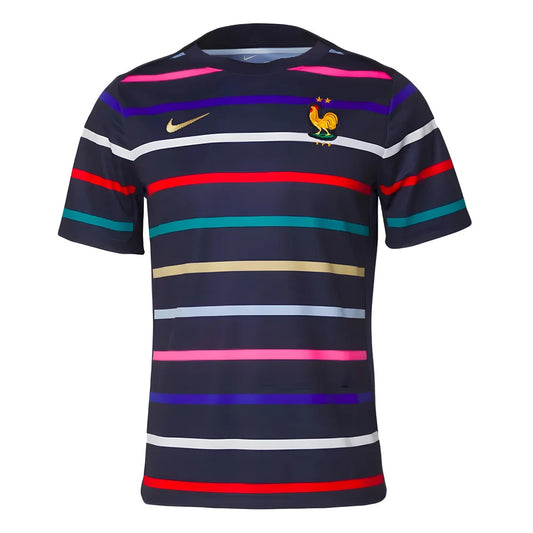 2024-2025 France Academy Pro Home Pre-Match Top (Navy)_1