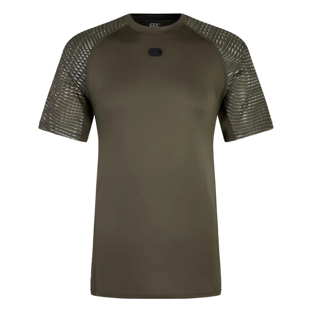 Canterbury Mens Vapordri Superlight Graphic Tee (Green)_1
