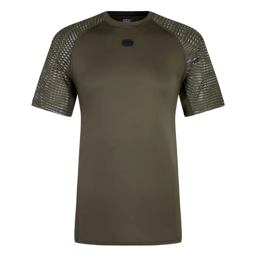 Canterbury Mens Vapordri Superlight Graphic Tee (Green)_1