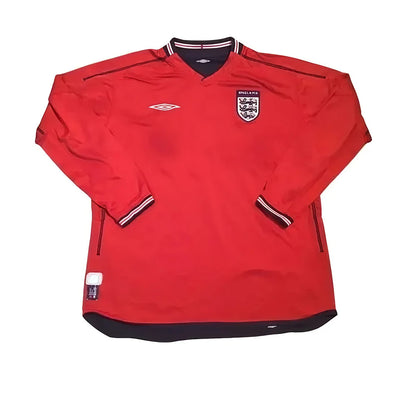 England 2002-04 Long Sleeve Away Shirt (S) (Very Good)_0