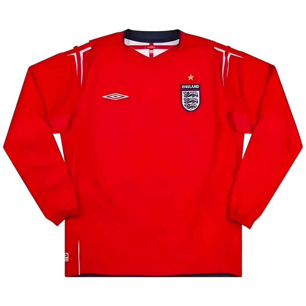 England 2004-06 Away Long Sleeve Shirt (Very Good)_0