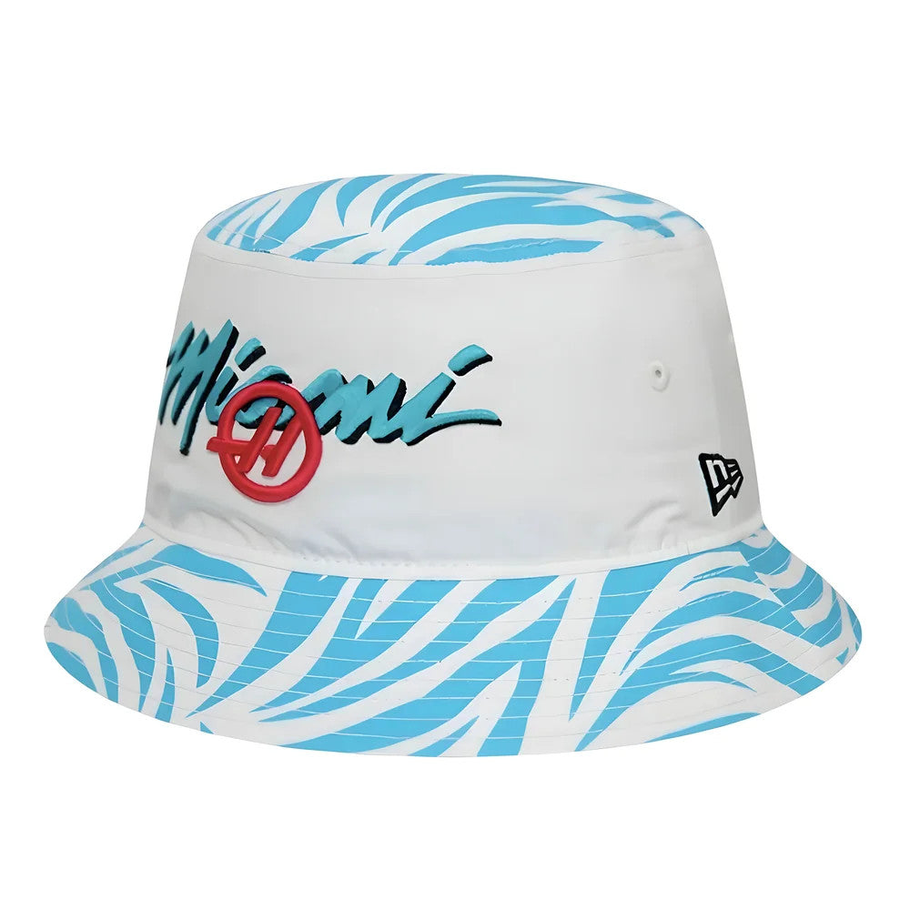 2024 Haas Miami Zebra Bucket Hat (White) - Medium_1