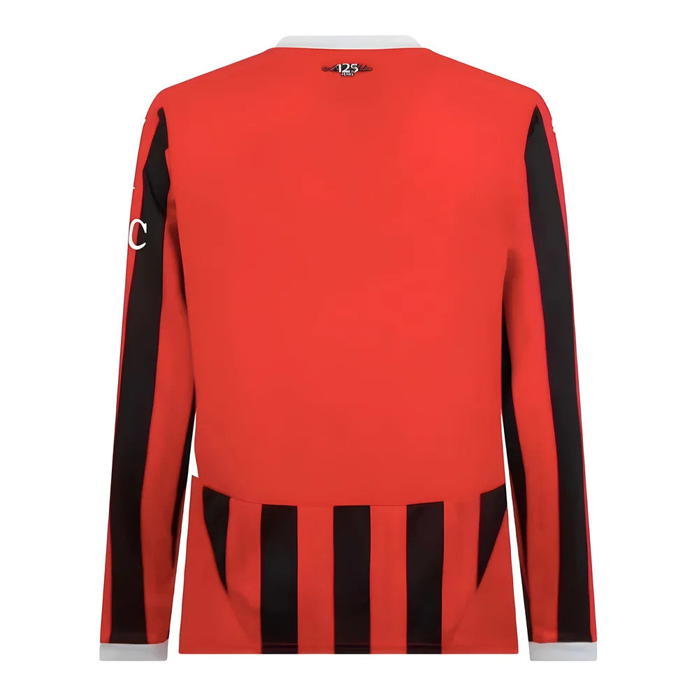 2024-2025 AC Milan Home Long Sleeve Shirt (Ibrahimovic 11)_4