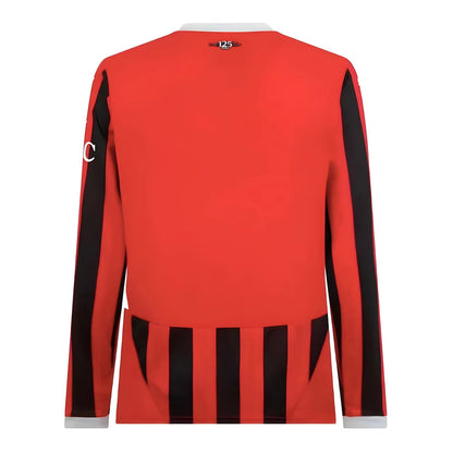 2024-2025 AC Milan Home Long Sleeve Shirt (Ibrahimovic 11)_4