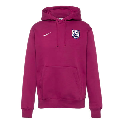2024-2025 England Football Pullover Hoodie (Rosewood)_1