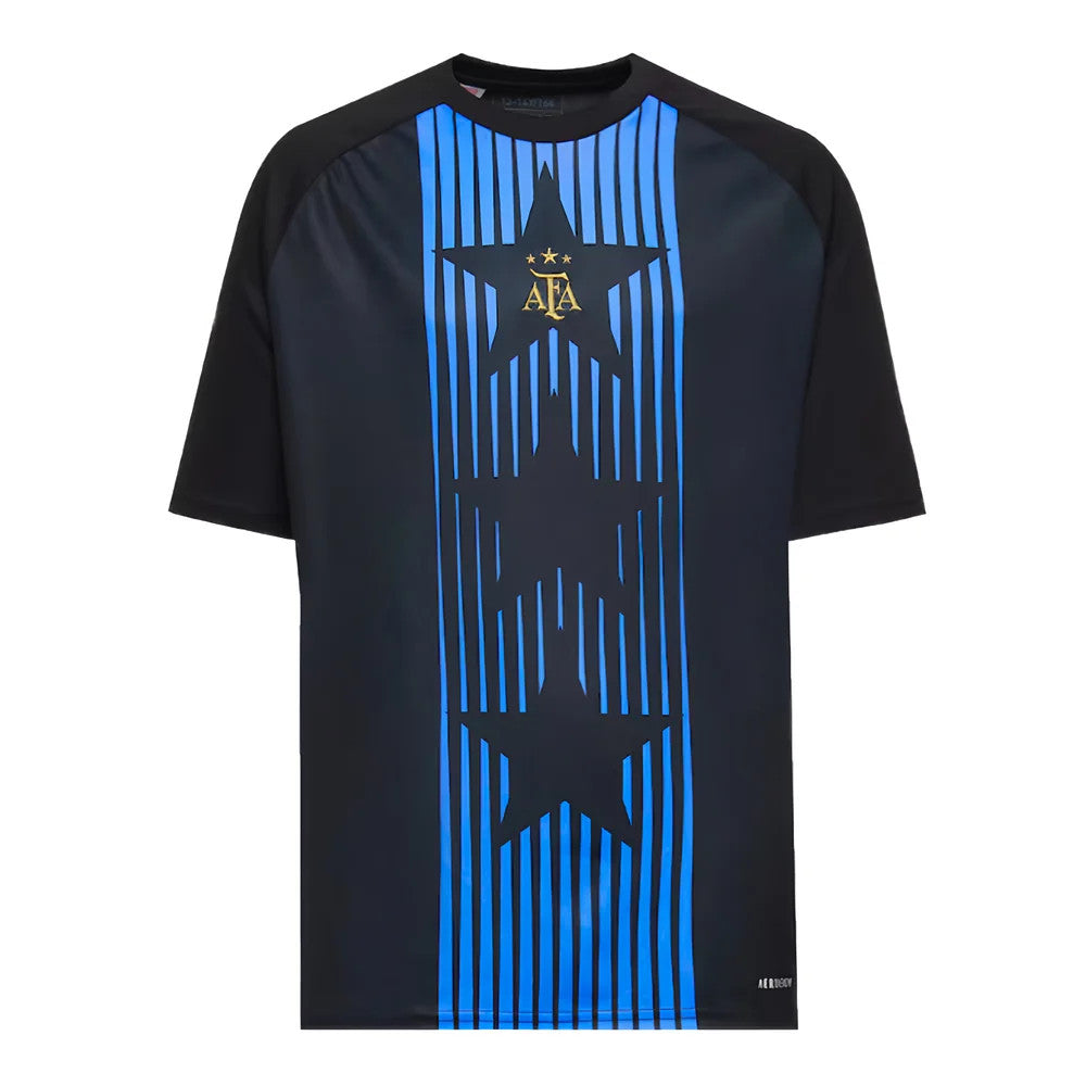2024-2025 Argentina Pre-Match Shirt (Black) - Kids (MESSI 10)_4