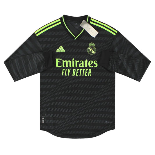 2022-2023 Real Madrid Authentic Long Sleeve Third Shirt_1