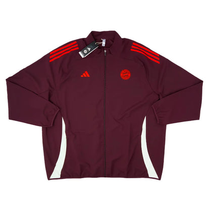 2024-2025 Bayern Munich Presentation Jacket (Shadow Maroon)_1