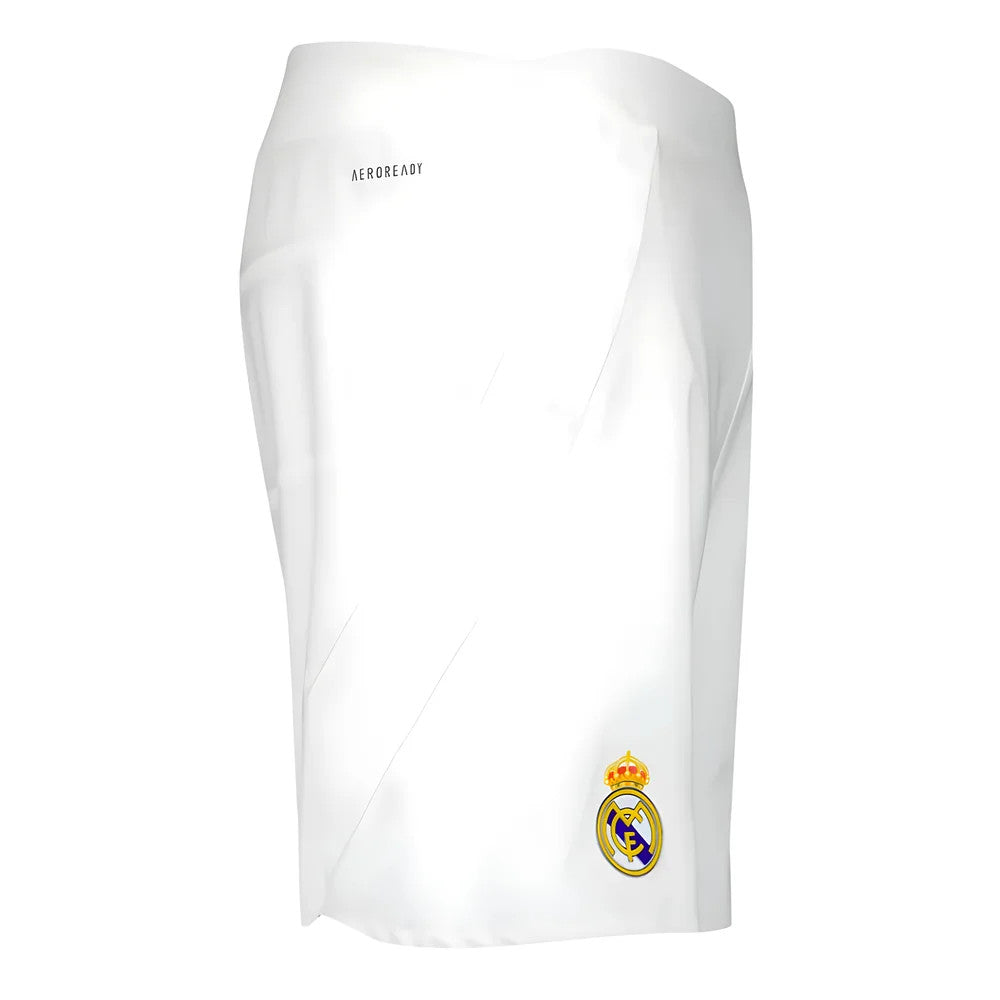 2024-2025 Real Madrid Authentic Home Shorts (White)_1