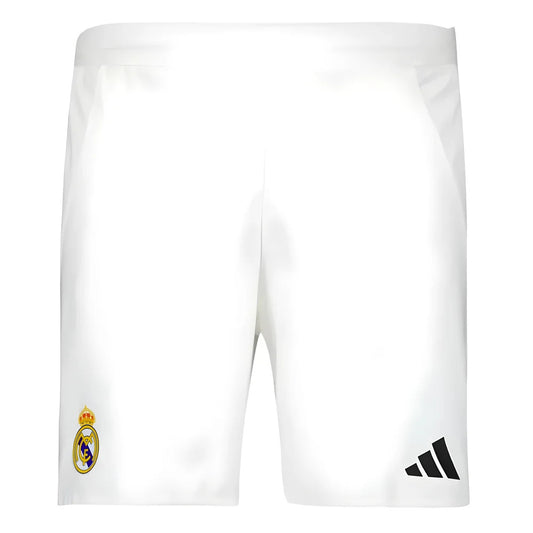 2024-2025 Real Madrid Authentic Home Shorts (White)_1