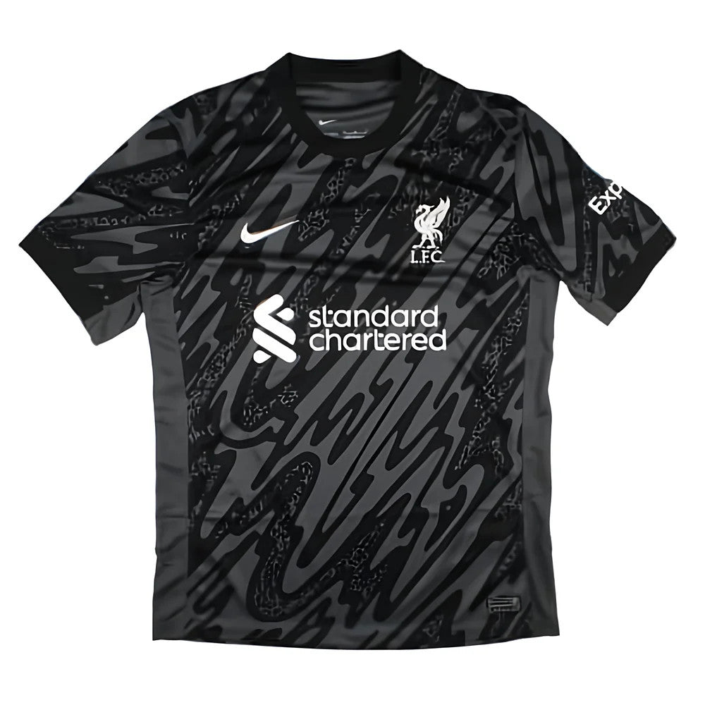 2024-2025 Liverpool Home Goalkeeper Shirt (Black) (A.Becker 1)_4