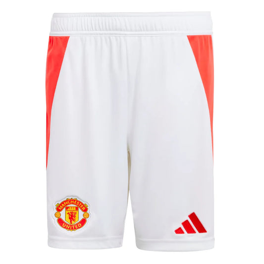 2024-2025 Man Utd Home Shorts (White) - Kids_1