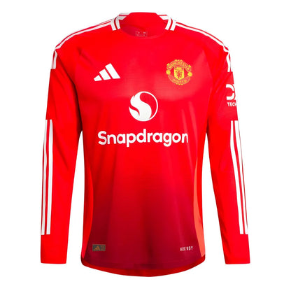 2024-2025 Man Utd Authentic Long Sleeve Home Shirt_2