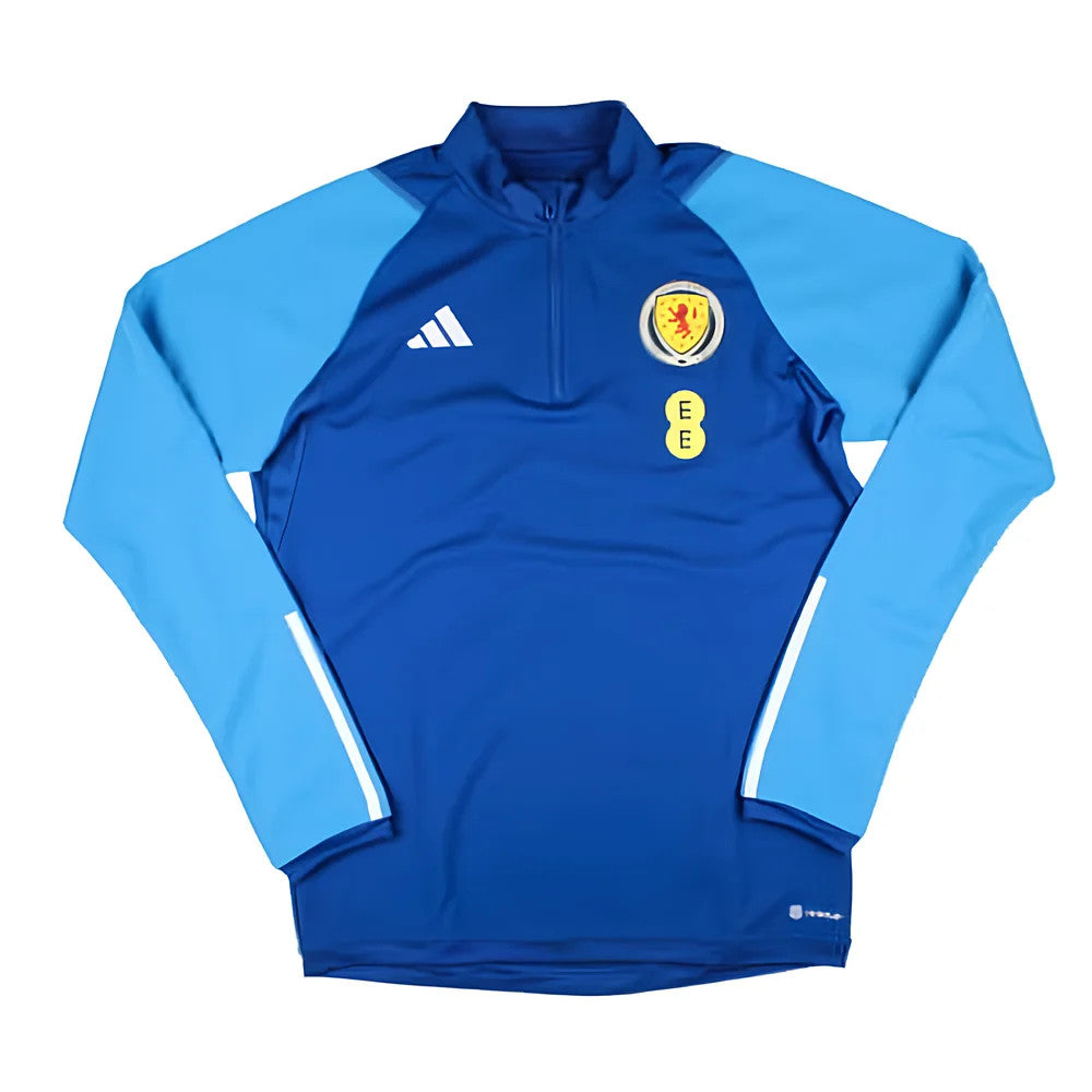 2023-2024 Scotland Player Issue 1/4 Zip Training Top (Navy)_1