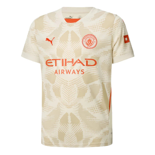 2024-2025 Man City Away Goalkeeper Shirt (Alpine Snow) - Kids_1