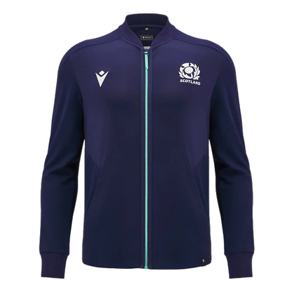 2024-2025 Scotland Rugby Anthem Full Zip Top (Navy) - Kids_1