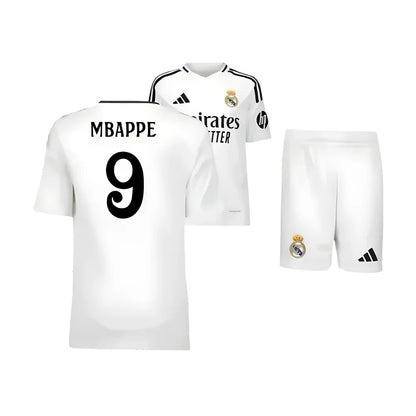 2024-2025 Real Madrid Home Youth Kit (Mbappe 9)_5