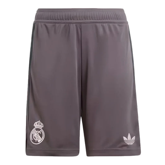 2024-2025 Real Madrid Third Shorts (Charcoal) - Kids_1