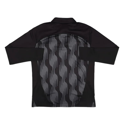 2024-2025 PSV Eindhoven Prematch 1/4 Zip Top (Black)_1