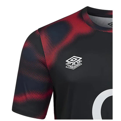 2024-2025 England Rugby Warm Up Jersey O2 (Black) - Kids_3