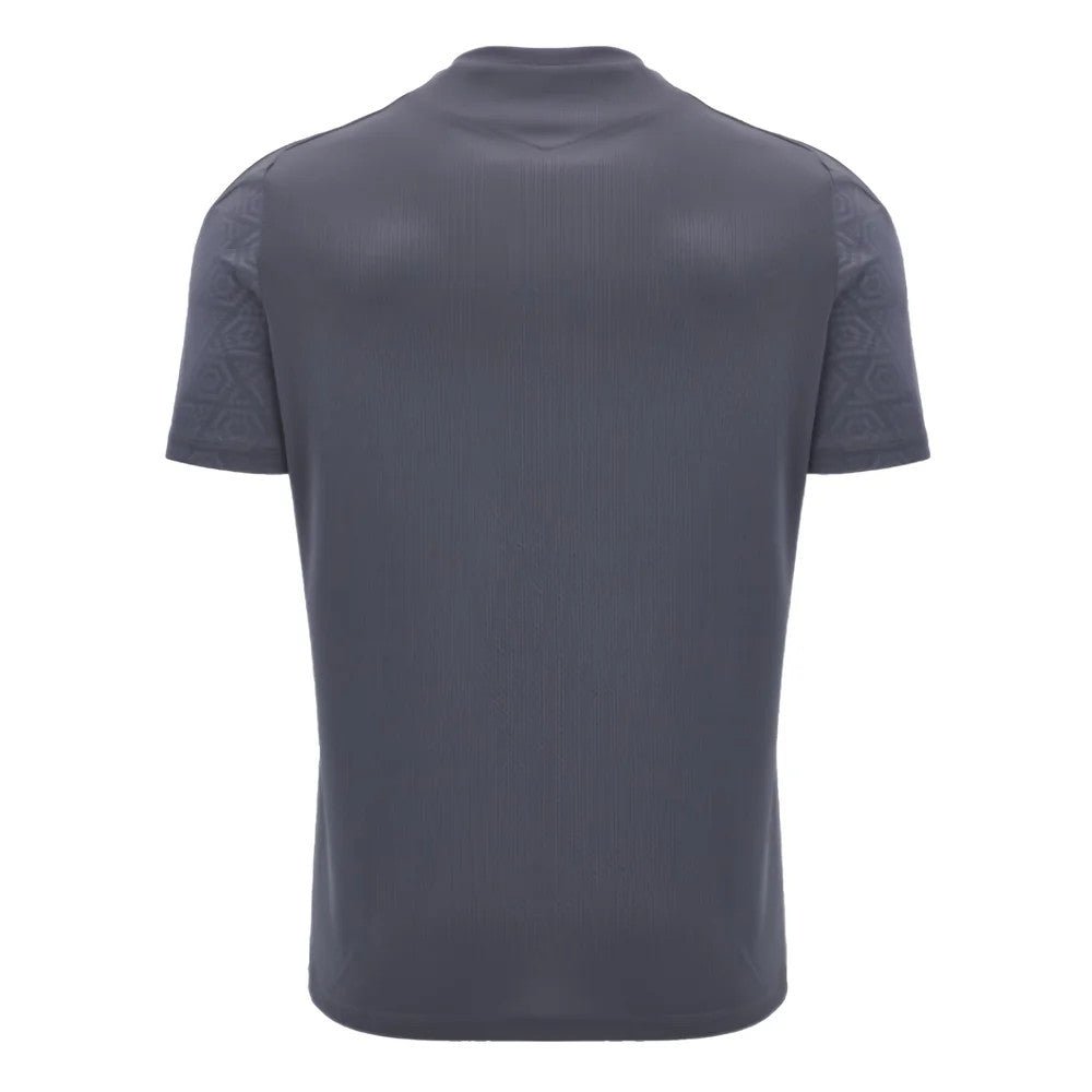 2024-2025 Wales WRU Rugby Training Poly Shirt (Anthracite) - Kids_3