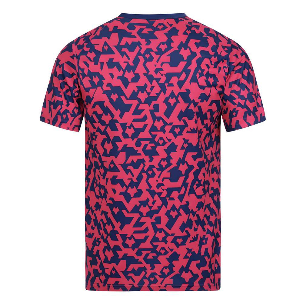 2024-2025 Wolves Pre Match T-Shirt - Blue/Pink_3