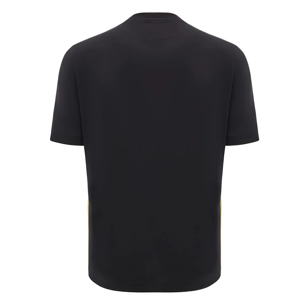 2024-2025 Wales Rugby Travel Cotton T-Shirt (Black)_3