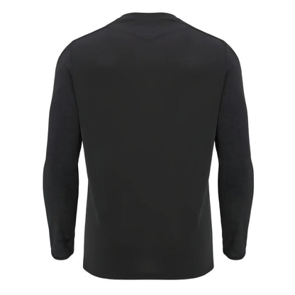 2024-2025 Wales Rugby LS Poly Training Shirt (Black)_1