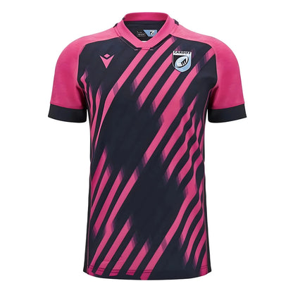 2024-2025 Cardiff Blues Rugby Training Jersey (Pink-Navy)_1