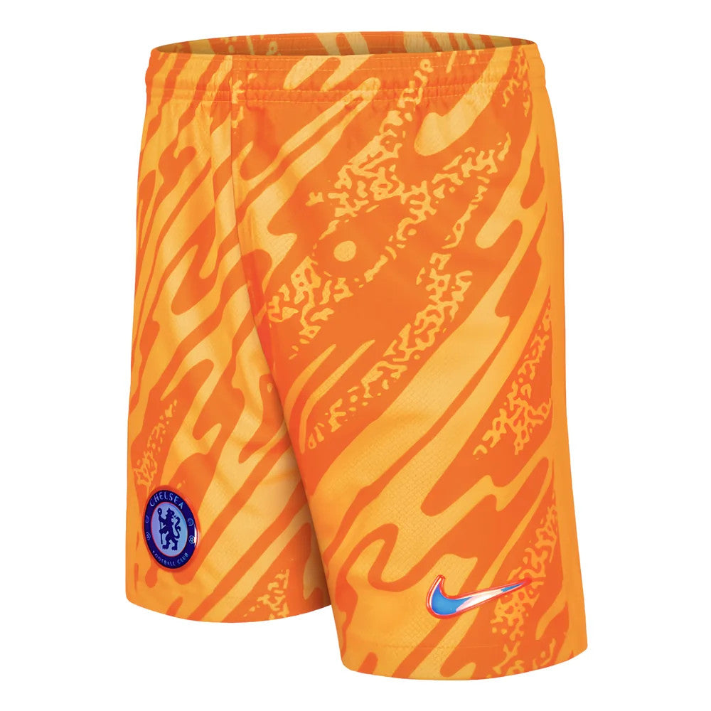 2024-2025 Chelsea Home Goalkeeper Shorts (Orange) - Kids_1