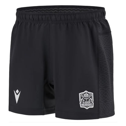 2024-2025 Glasgow Warriors Rugby Home Shorts (Black) - Kids_1