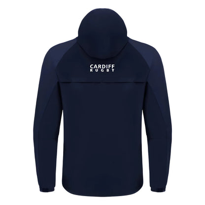 2024-2025 Cardiff Blues Rugby Full Zip Waterproof Jacket (Navy)_2