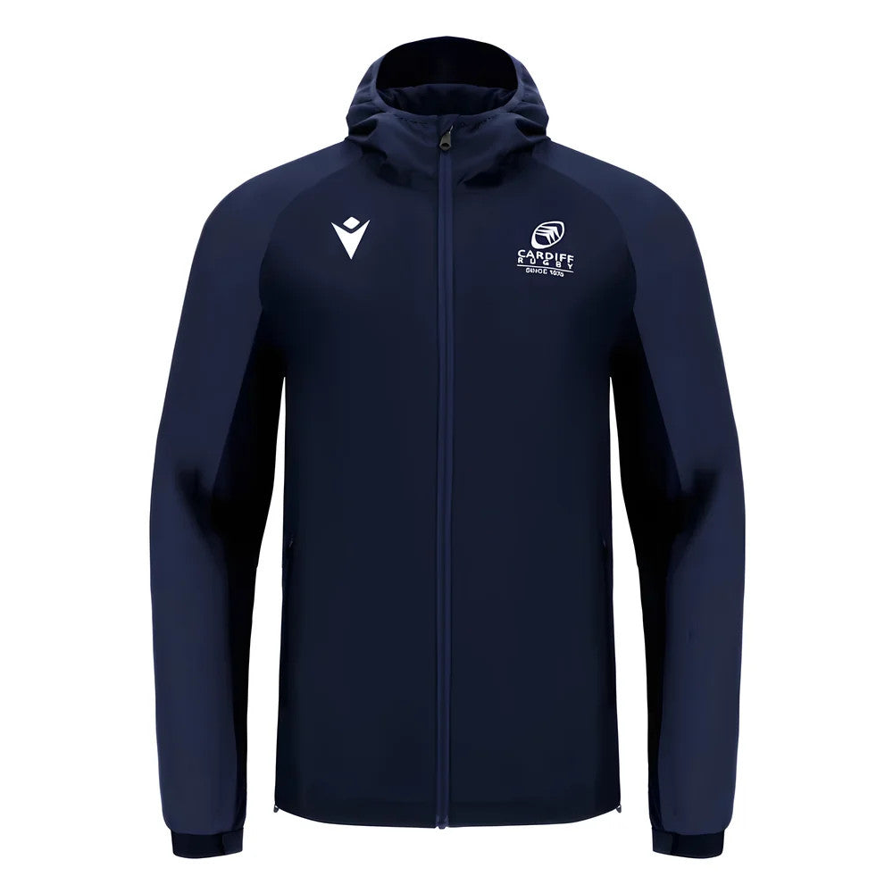 2024-2025 Cardiff Blues Rugby Full Zip Waterproof Jacket (Navy)_2