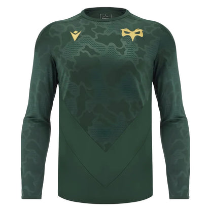2024-2025 Ospreys Rugby LS Poly Training Shirt (Green)_3