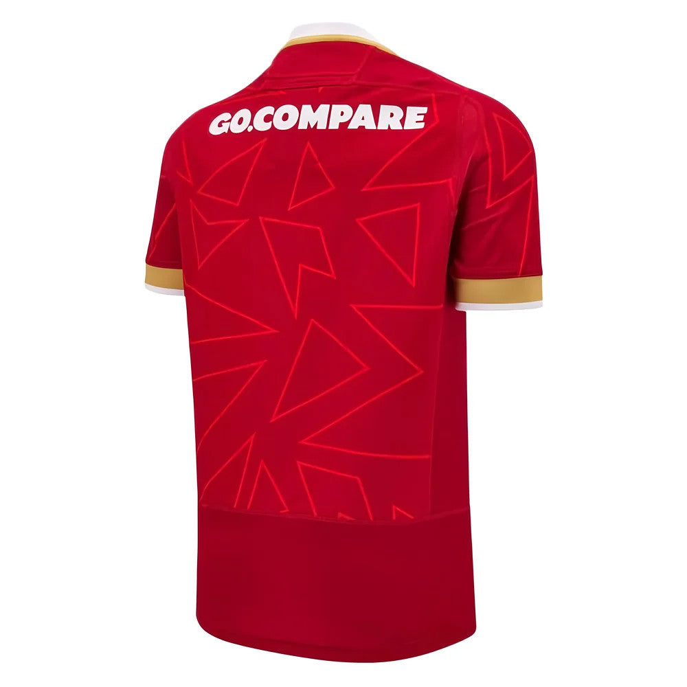 2024-2025 Wales Rugby Home Pathway Pro Authentic Slim Fit Shirt_2