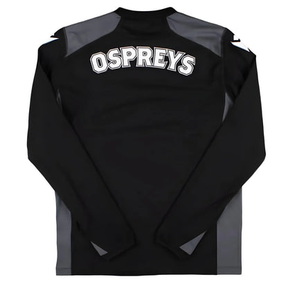 2024-2025 Ospreys Rugby Training Sweatshirt (Black)_1