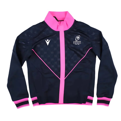 2024-2025 Cardiff Blues Warm Up Anthem Jacket (Navy) - Kids_1