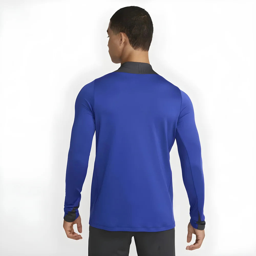 2024-2025 Barcelona Third Dri-FIT Drill Top (Blue/Lime)_2