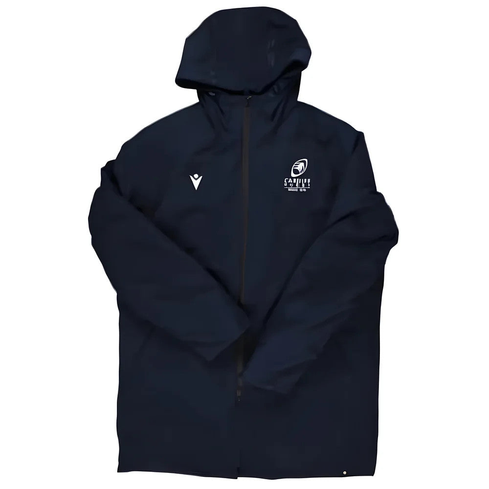 2024-2025 Cardiff Blues Rugby Ath Waterproof Softshell Long Jacket_1
