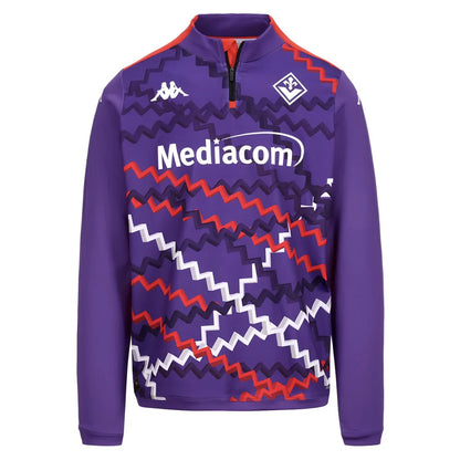 2024-2025 Fiorentina Training Sweat 1/4 Zip (Purple)_2