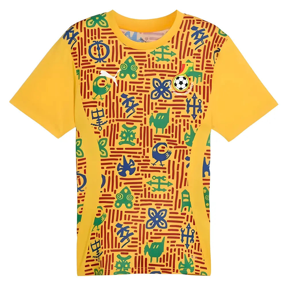 2024-2025 Ghana Pre-Match SS Jersey (Yellow)_2